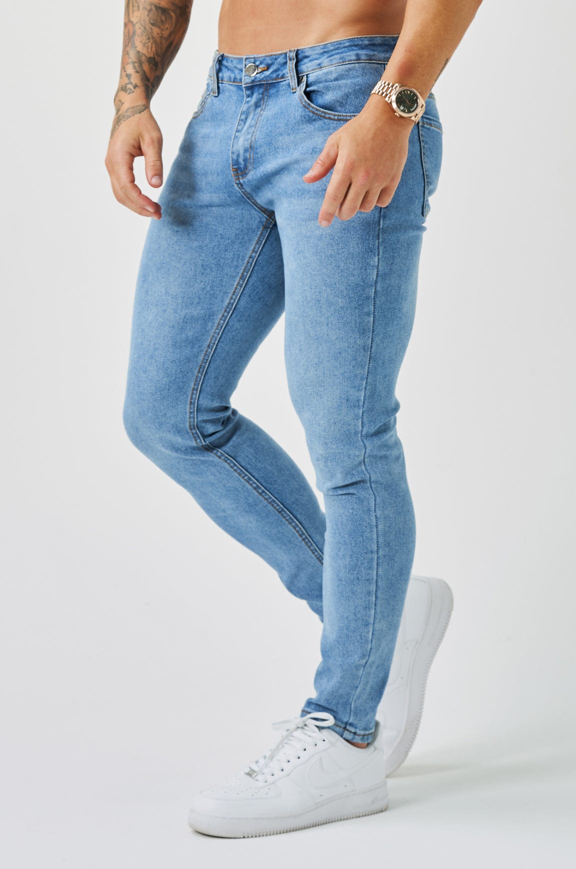 SLIM FIT JEANS 2.0 - BLEACH BLUE
